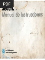 Manual de Instrucciones Vw Vocho