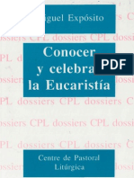 Exposito Miguel-Conocer y Celebrar La Eucaristia