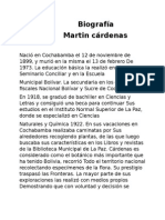 Biografía de Martin Cardenas