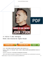 A Raiva É Uma PDF Energia - John Lydon