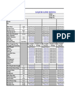 Liquid and Vapor Line Sizing Calculations