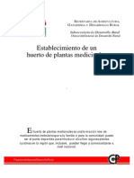 Establecimiento de Un Huerto de Plantas Medicinales PDF