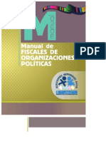 Manual de Fiscales de Organizaciones Políticas, 2015 - Tribunal Supremo Electoral de Guatemala