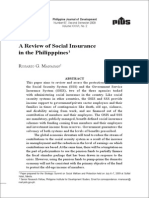 A Review of Social Insurance in The Philippines - PIDs