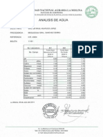 Reportes Analisis Agua