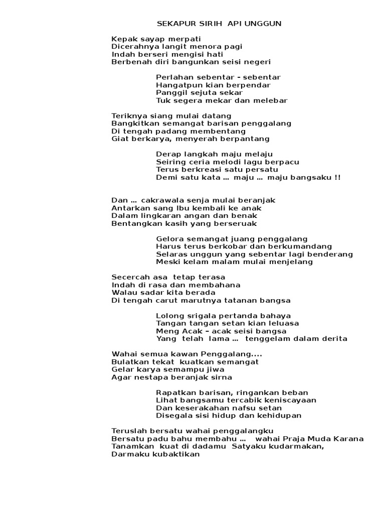 Puisi Malam Api Unggun Kumpulan Puisi Terbaik