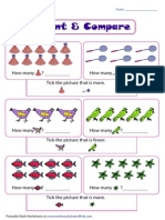 Count & Compare: How Many ? How Many ? Tick The Picture That Is More