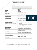 Rancangan Pengajaran Harian (Slot Pengajaran 30 Minit) : (BI 3.1) Identify Letters of The Alphabet