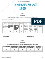 Forms Under PB Act, 1965