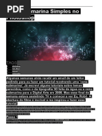 Cena Submarina Simples No Photoshop