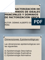 Una Caracterizacion de Los Dominios de Ideales Principales