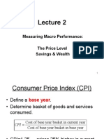 Measuring Macro Performance: The Price Level, Savings & Wealth