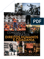 Relatório Anual Da Comissão de Direitos Humanos Da Alerj - 2014