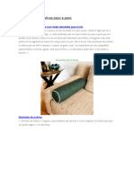 Almohadas decorativas reciclando toallas