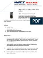 Super Carb & Choke Cleaner WHEELZ Product (WP-2601)