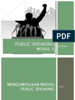 Publik Speaking Modul 5 Edisi 2