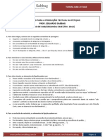 Formulas Para a Produção Textual Na Petição