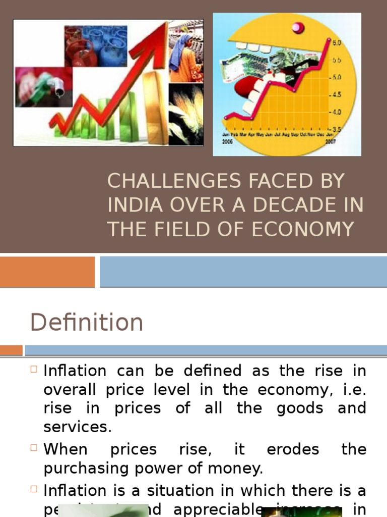 Challenges Faced by India Over A Decade in The Field of Economy | PDF ...