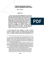 Enron and the Use and Abuse of Special Purpose Entities in Corpor