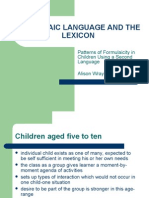 Formulaic Languagewray Kids5to10