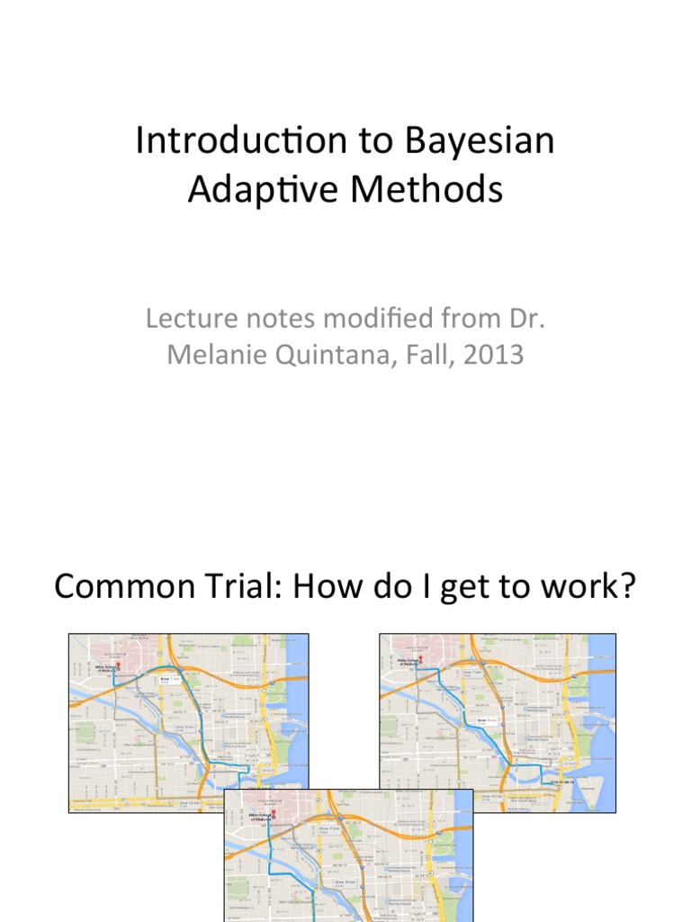 Introduction to bayesian adaptive methods an analysis of adaptive