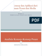 9 - Analisis Konsep Dan Aplikasi Dari Perencanaan Pesan Dan PDF