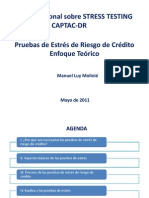 Stress Testing - Riesgo de Crédito - Teorico SL