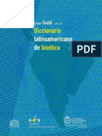 Diccionario Latinoamericano de Bioetica I