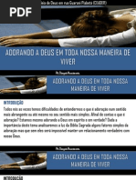 Adorando a Deus Em Toda Nossa Maneira de Viver