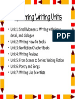 Writing Units