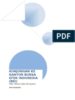 Kunjungan Ke Kantor Bursa Efek Indonesia