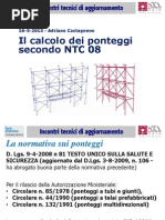 Il Calcolo Dei Ponteggi