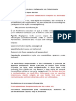 Controle Da Dor e Inflamação em Odontologia