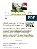 Del ABP A La Redacción Del Informe