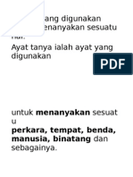 Ayat Tanya Dan Penyata