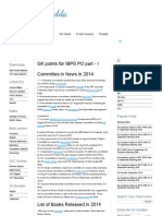 GK Points For IBPS PO Part - I - Exam Guru Adda PDF