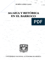 Música y Retórica en El Barroco -Primera Parte- Rubén López Cano