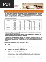 Notification Air India Trainee Cabin Crew Posts