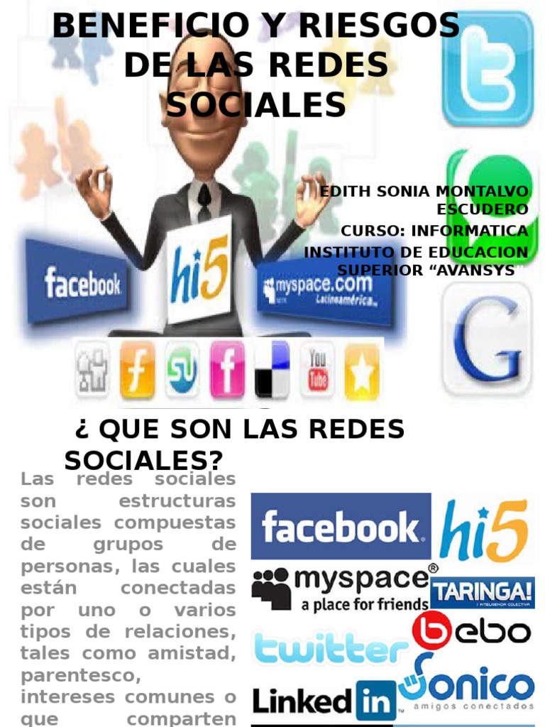 Beneficios y Riesgos de Las Redes Sociales | PDF | Ciencias sociales ...