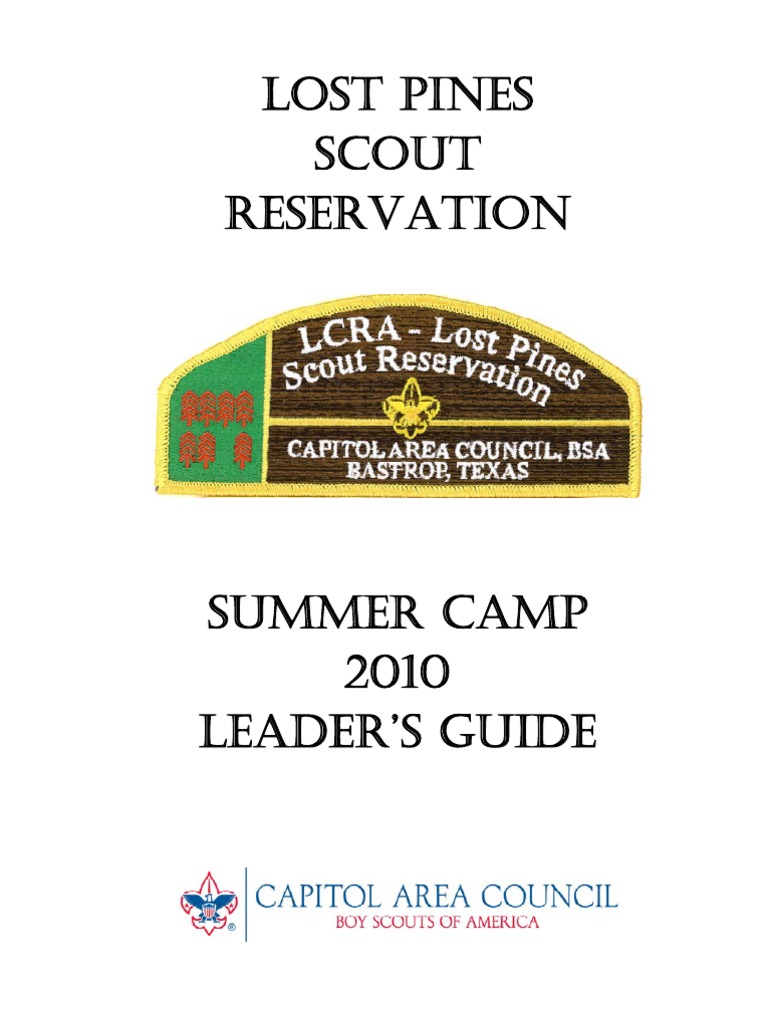 Lost Pines Scout Reservation Boy Scouts Of America Scouting