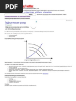 Discharge Regulation of Centrifugal Pumps