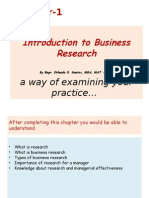 Chapter-1: Introduction To Business Research