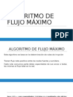 Algoritmo de Flujo Máximo