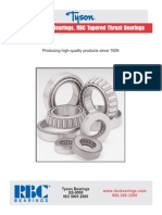 Tapered Roller Bearings, RBC Tapered Thrust Bearings: Producing High-Quality Products Since 1929