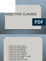 Adjective Clauses