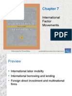 International Factor Movements: Slides Prepared by Thomas Bishop