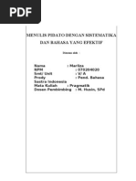 Download Menulis Pidato Dengan Sistematika by Aan Safwandi EmoTicore SN28061704 doc pdf