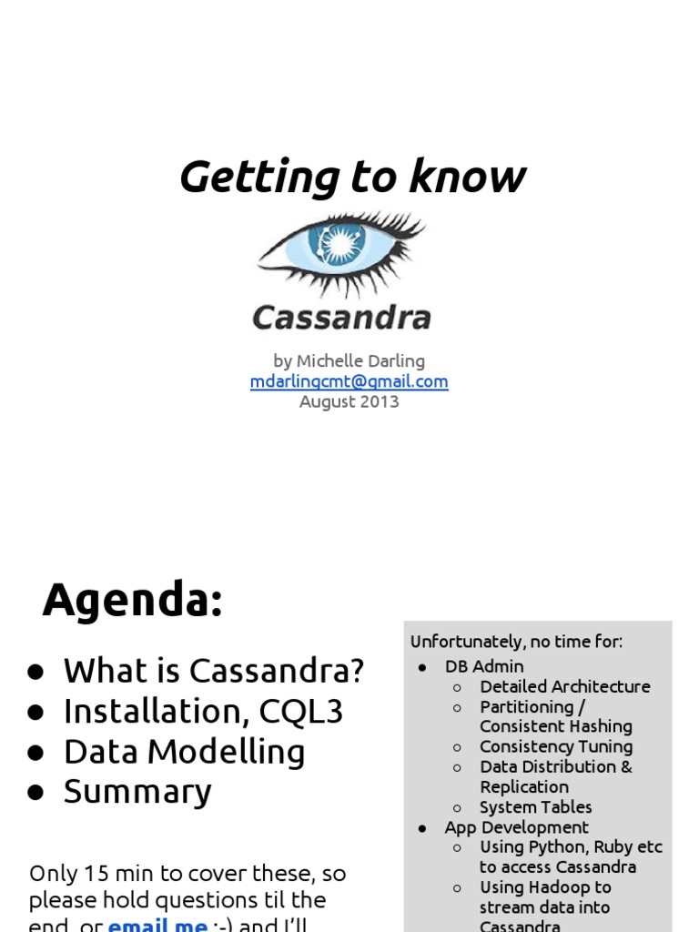 Cassandra Tutorial Relational Database Data Management Software