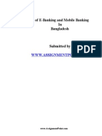 Overview of E Banking and Mobile Banking in Bangladesh