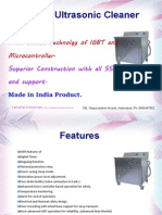 Latest Digital Ultrasonic Cleaner 650W 37KHz India